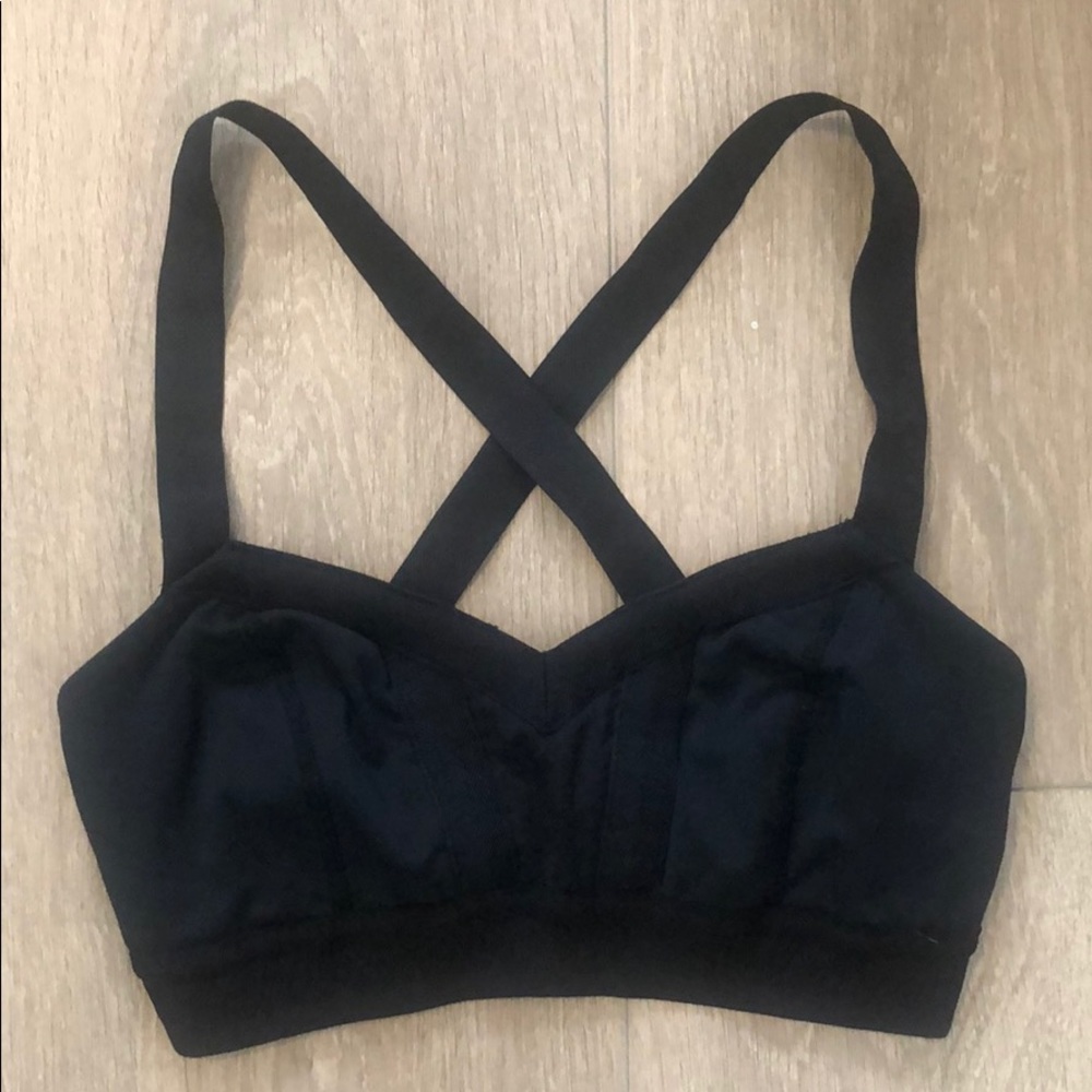 Lululemon Athletica Black Sports Bra Size 2